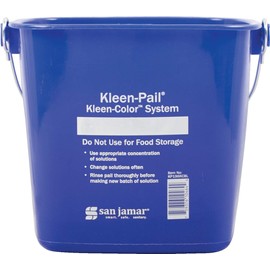 San Jamar Kleen-Pail® Plastic Cleaning Bucket 6 Quarts Blue