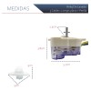 Reloj De Lavado 5 Cables Con Puente 2 Orejas Plana