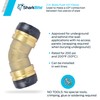 SharkBite 1-1/4 Inch 45 Degree Elbow, Push to Connect Brass