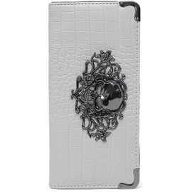 Thortop Women's Wallet Large Capacity Credit Card Wallet Long Clutch Zip Around,Ladies Card Phone Holder RFID Blocking (white)