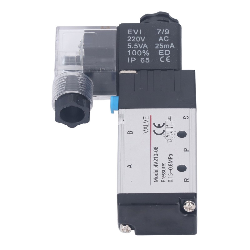 Pneumatic Solenoid Valve Electric Air Switch 2 Position 5 Way
