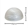 Lampshade E14 Replacement Glass Lampshade for Trio Fynn 92271-07 Replacement
