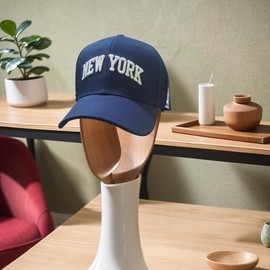 2PCS New York Baseball Cap Fashion Trend New York Embroidered Baseball Cap 100% Cotton Hat for Women and Men