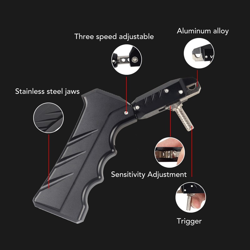 Archery Bow Thumb Release 4 Finger Design Adjustable Comfortable Grip