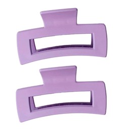 2Pcs Purple Hair Claw Clips for Women, Large Retro Hollow Design,One Size Hair Clips for Styling Accessories Girls