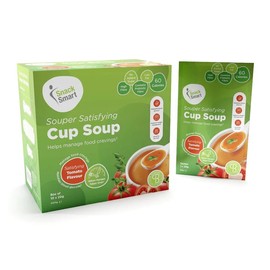 Slimbiome Vegetable Cup Soups for Diet and Cravings, 30g Servings, Pack of 10, with Glucomannan & Chromium