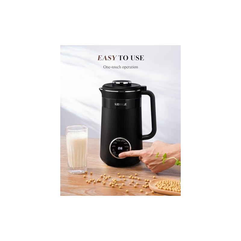 KIDISLE 32oz Nut Milk Maker Machine for Homemade Almond, Oat,