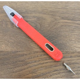 Mozart Solingen P1 TF PRECISION KNIFE Leather Flash Deburring Tool with Mandrel