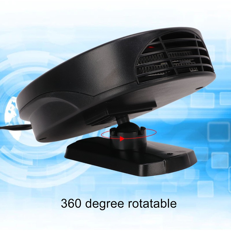 Car Heater 160-280W Portable Heating Cooling Modes 360 Degree Rotary