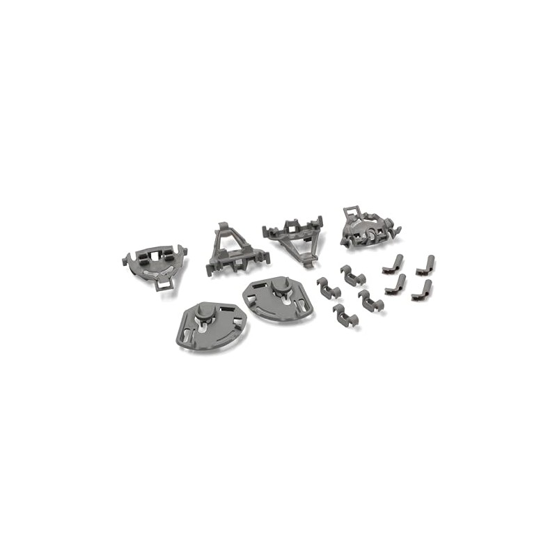 daniplus Folding Spiked Row Bearing Set for Dishwasher Lower Basket