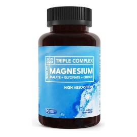 Magnesio Triple Complejo 300mg Soporte Muscular Nervioso