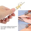 5 in 1 Leather Groover Multifunctional Aluminum Handle Stitching Groover