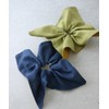 VINGTAINE HS-220-NY- Reversible Square Scrunchie Scrunchie Adult Square Reversible 2-Way