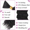 Samtress 18 Inch Deep Wave Bulk Braiding Hair Natural Black