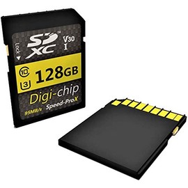 Digi-Chip 128GB SDXC Extreme Speed Class 10 UHS-3 Memory Card For Canon EOS M50, EOS M100, EOS M6, EOS M5, EOS 80D, EOS 2000D, EOS 4000D, EOS 9000D, EOS Rebel T7 Digital SLR Cameras