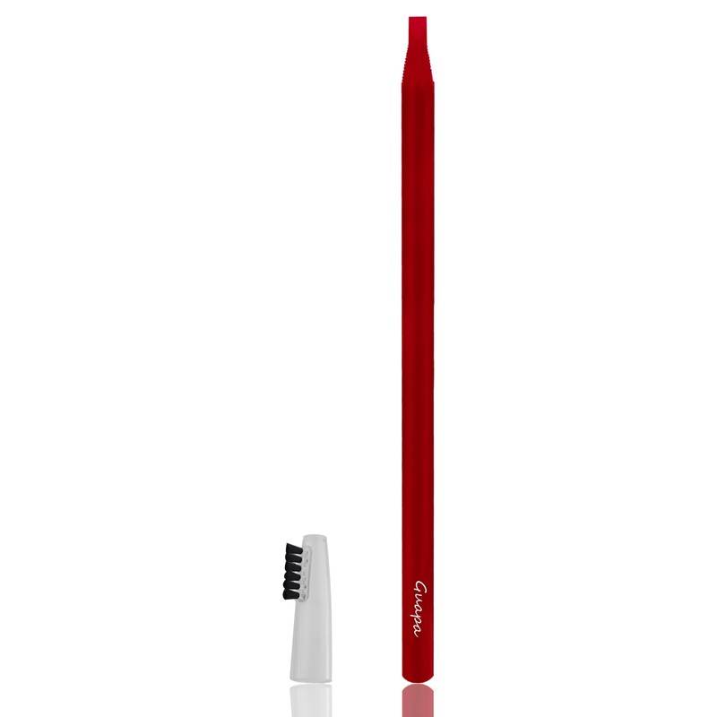 Pack of 6 Colourful Peel-Off Eyebrow Pencil with Brush Tattoo