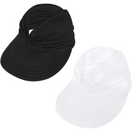 Zando Women's Baseball Cap, Women's Hats, Hats & Caps for Women, Women's Summer Peaked Cap, Women's Visor Cap, Women's UV Protection Hat, black-white, Unit size