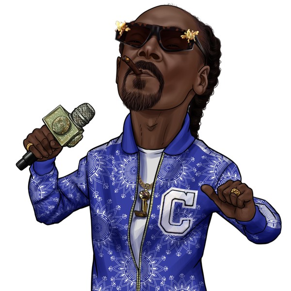 Scented Stars Snoop Hanging Car Air Freshener - Cool Hip-Hop