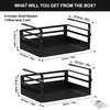 AmonHouseware 2 Pack Under Shelf Basket Organizers,Adjustable Hanging Under Cabinet