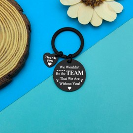 Boss Gift Appreciation Keyring for Coach Stainless Steel Keychain Thank You Gift for Team Leader Supervisor Coworker Retirement Gift for Soccer Baseball Swimming Coach Mentor Manager Bosses Day Gifts