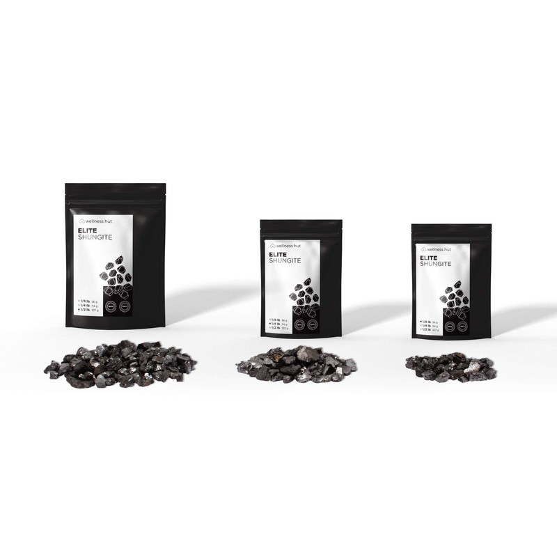 Elite Shungite Stones - for Shungite Water - 2 ounce
