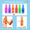 36pcs Hanukkah LED Party Finger Lights for Kids, LED Finger