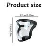 Bojueshaw Anti-Fog Full Face Shield with Adjustable Strap,Reusable HD Clear