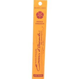 Maroma, EDA Incense Orange Cinnamon, 10 Count