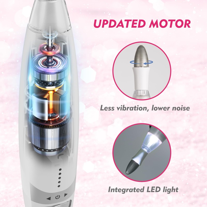 BEAUTURAL Electric Manicure, Nail Drill Kit, Electric Nail File Set