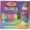 Cajilla Colores Comestibles En Gel Neón (6 Pzs De 20g