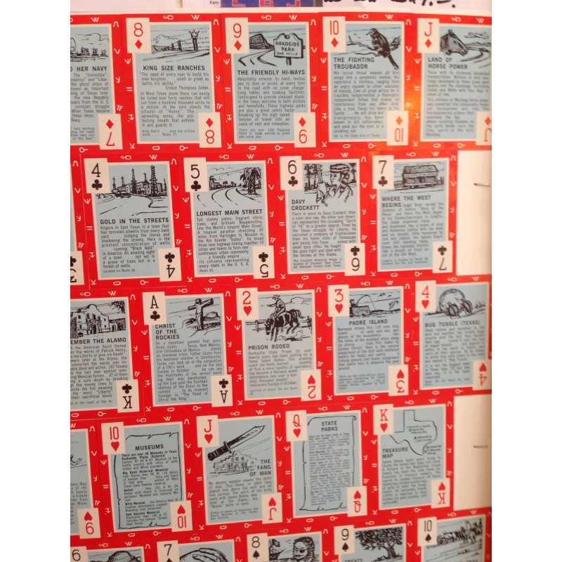 VINTAGE TEXAS LBJ PLAYING CARDS