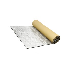 Motoforti 394mil 10mm 10.76sqft Car Sound Deadening Mat Aluminum Closed Cell Foam Heat Shield Material for Hood Fender and Boat Engine Cover 39.37"x39.37" Long-lasting