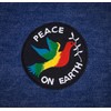 Peace on Earth Dove Rainbow Patch Iron on or Sew