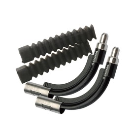 Ashima Super Noodle Kit Front & Rear 135° + 90° Brake Spare, Black, One Size