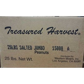 Roasted & Salted Jumbo Peanuts - 25 lb. Box