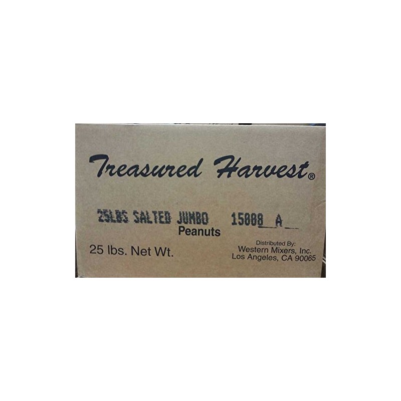 Roasted & Salted Jumbo Peanuts - 25 lb. Box