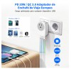 Adaptador De Enchufe Europeo De Viaje Adaptador De Clavija