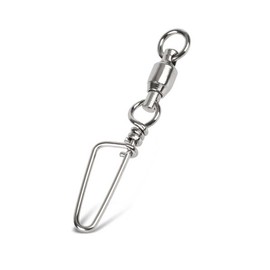 A-Snap Swivels, Ball Bearings, Quick Snap, Stainless Steel, Set of 15 - 50, #0 - #6, Provare (No. 6, 15 Pieces)