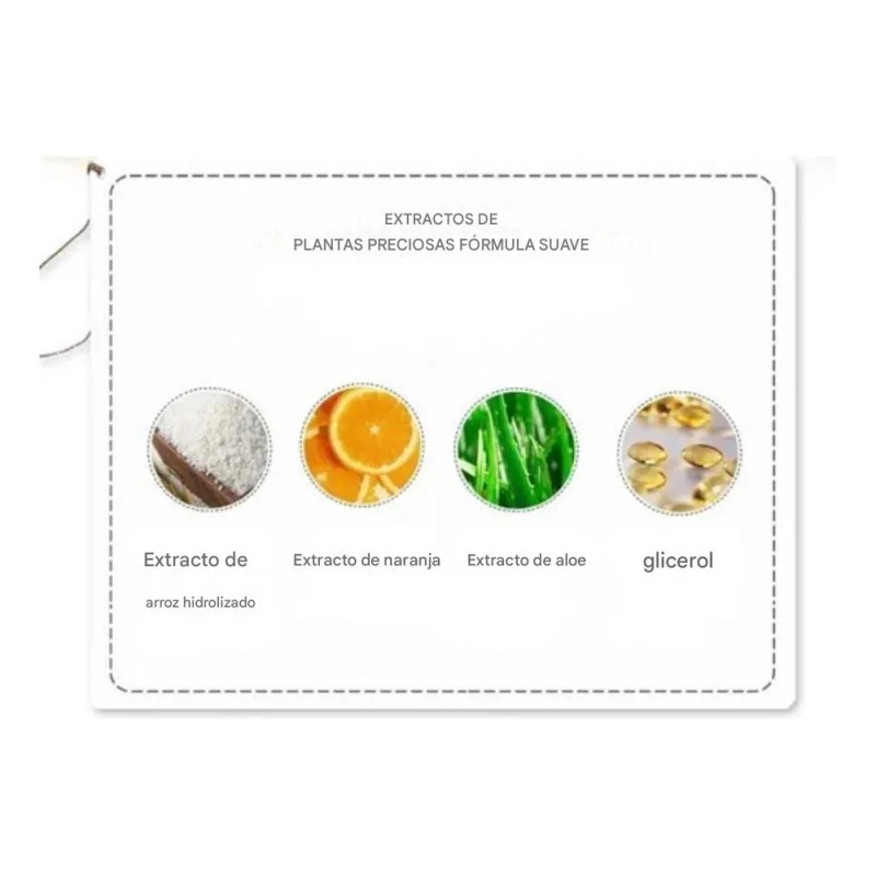Gel Exfoliante Facial Y Corporal De Arroz Con Extracto Aloe