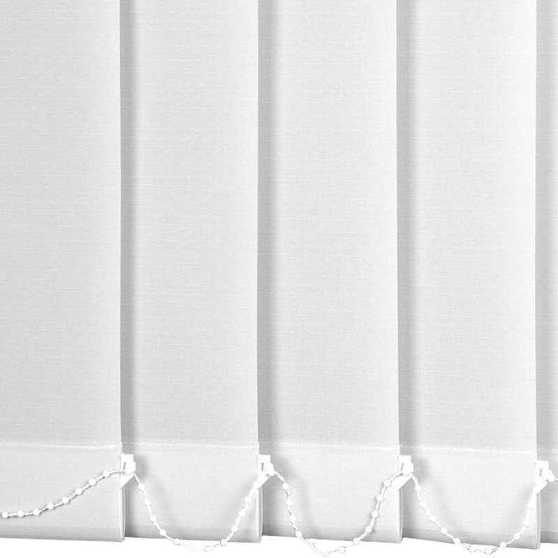 Eterspr Pack of 10 Slat Curtains, Plastic, White, for Vertical