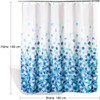 Wolke sieben Premium Shower Curtain, Bathroom Curtain, Polyester, Waterproof, Washable,