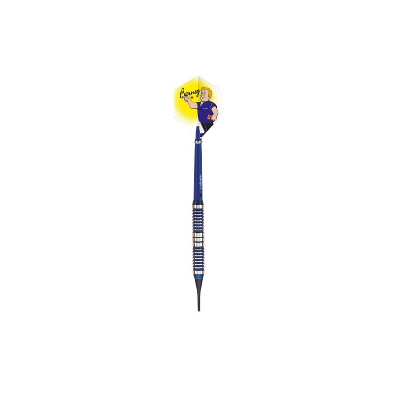 Unicorn Barney Soft Tip Raymond Van Barneveld Brass Dart -