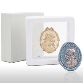 Rose and Girl Wax Seal Stamp,STAMPMASTER Creative 3D Sealing Wax Stamp for Birthday Collection Christmas New Year Party (Rose & Girl)