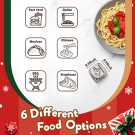 Stocking Stuffers for Women Christmas Gifts for Men Husband Boyfriend Advent Calendar Adults White Elephant 0.59 in Food Date Night Dice for Couples Gifts for Him Her Wife Anniversary