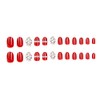 Set of 24 Nail Art Pearl Decoration Bride Fake Nails