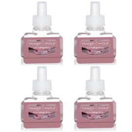 yankee candle sweet plum sake scent plug ins set of 4. each 0.625 fl oz/18.5ml sweet plum sake