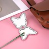 Biiange Butterfly Compact Mirror, Butterfly Shaped Compact Mirror, Cute Glitter