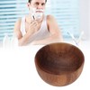 Wooden Shaving Soap Bowl Portable Foaming Large Capacity Wood Shave