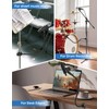 Gooseneck Microphone Stand 19", 360° Flexible & Adjustable Arm Desk