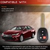 StandardAutoPart Replacement Remote Head Key Remote Compatible with Toyota Corolla